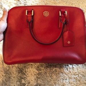 Red Tory Burch Tote NWOT